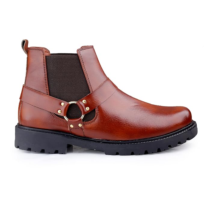 Pu Material Casual Formal Chelsea Slip-on Boot -JonasParamount