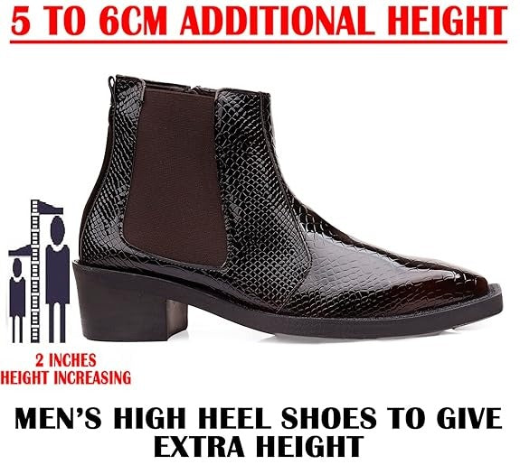 JonasParamount Men’s Brown Glossy Chelsea Boots