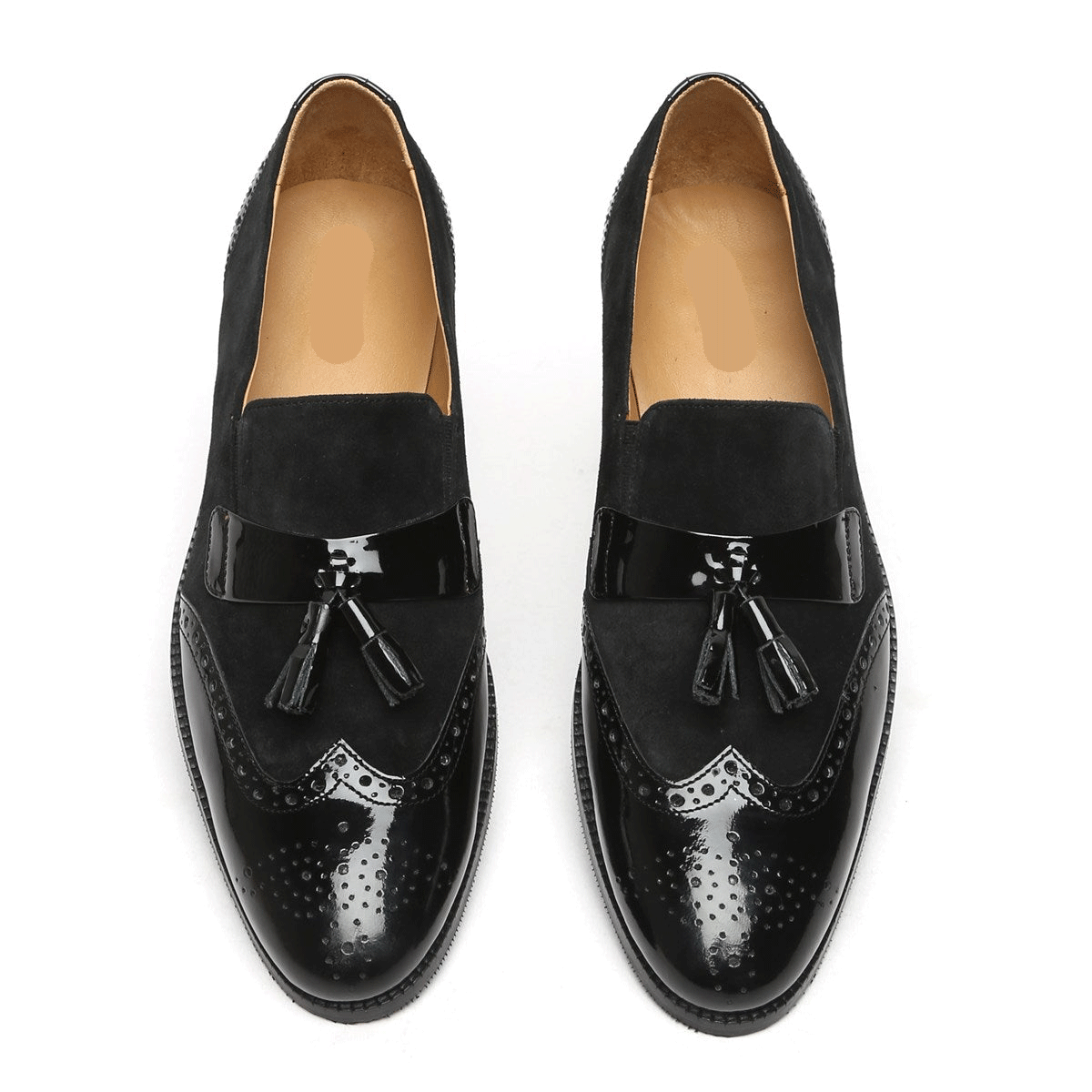 Shiny Black Colour Outdoor Formal Casual Ethnics Loafer