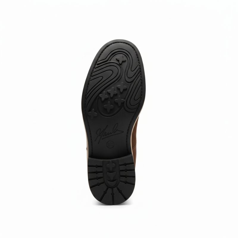 Premium Brown Suede Boots by JonasParamount – Handmade Leather Sole