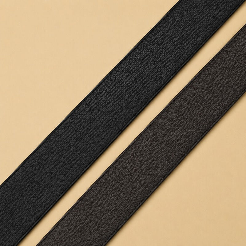 Shadow Black Oval Statement Belt