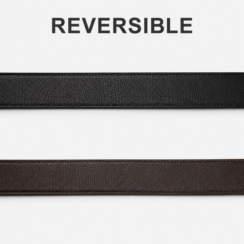 Signature Grey Buckle Belt for Men