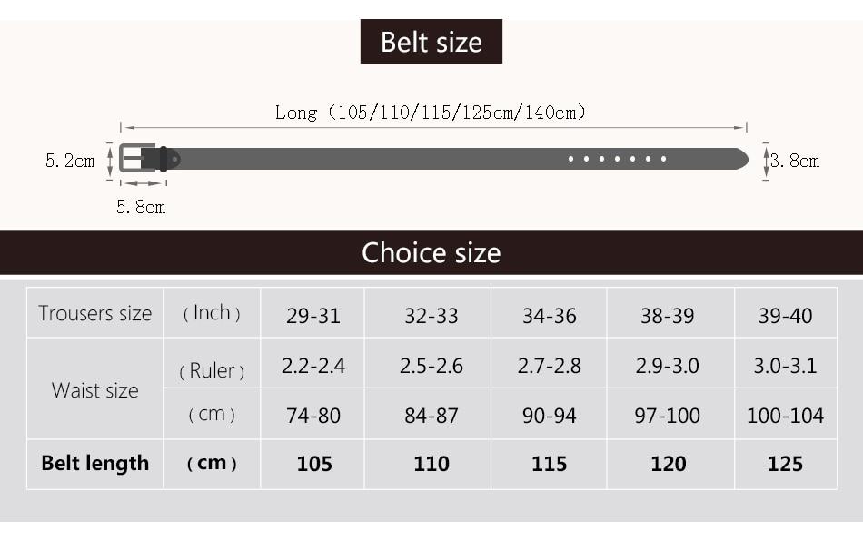 Premium Quality Pin Buckle Genuine Leather Belt For Men- JonasParamount