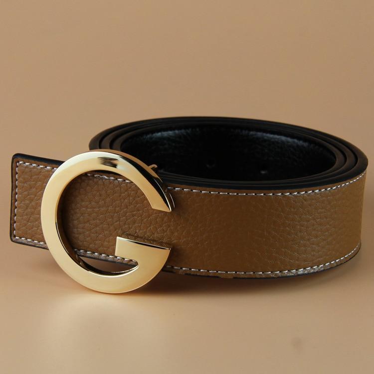 Luxury G-Shape Leather Belt For Men-JonasParamount