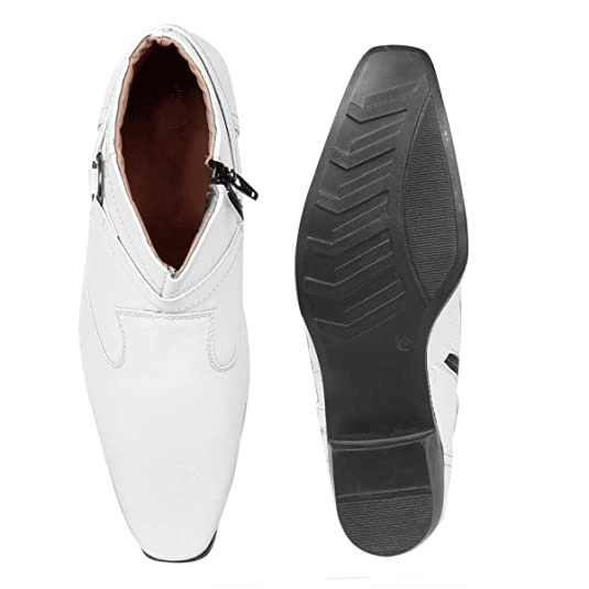 Height Increasing Synthetic Material Strap Boot For Men's-JonasParamount