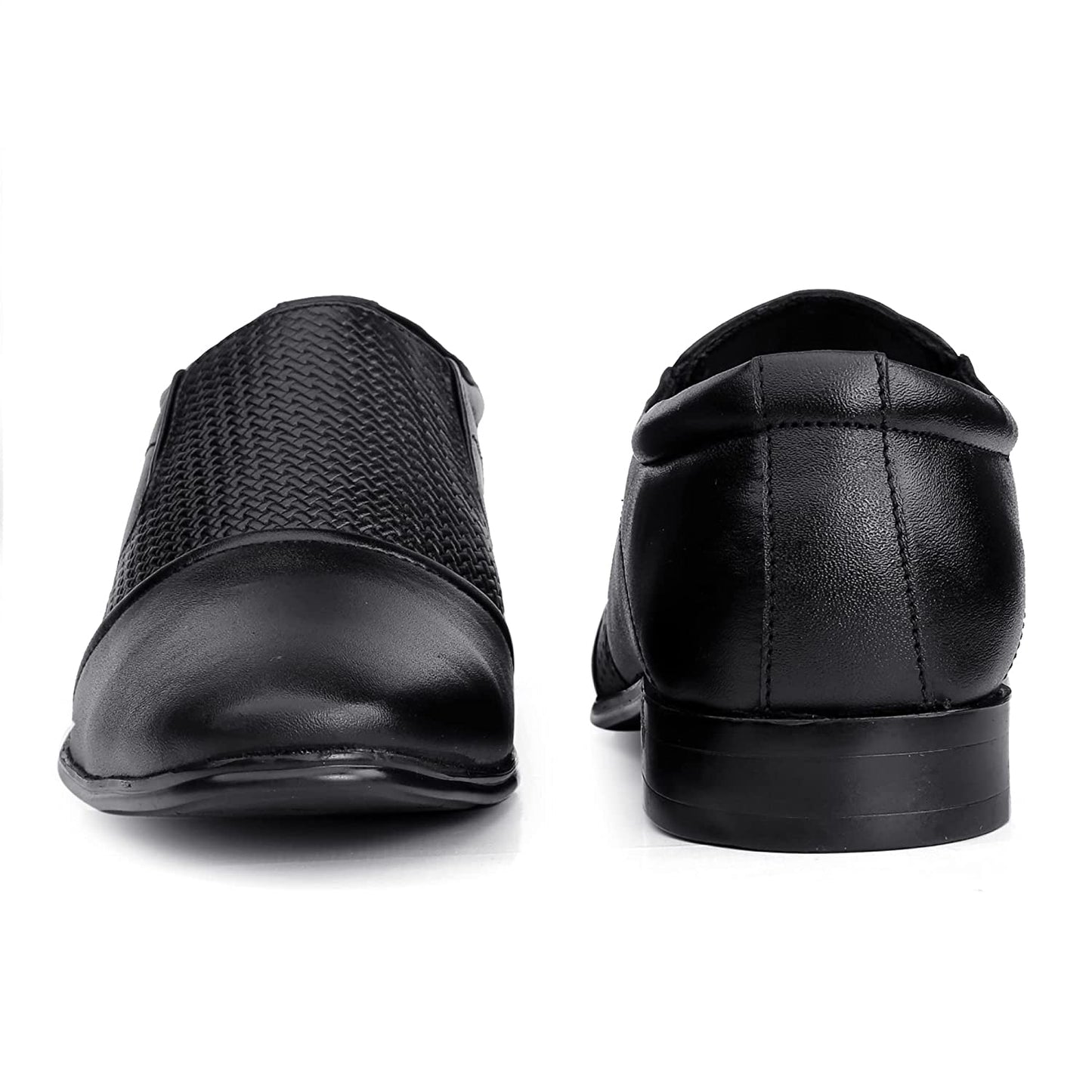 New Arrival Stylish Fashion Pointed Toe Genuine Leather Slip-on Formal Shoes-JonasParamount