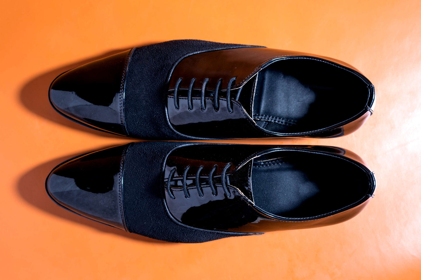 New Trendy Elegant And Classy Shiny Formal Suede Shoes For Men-JonasParamount