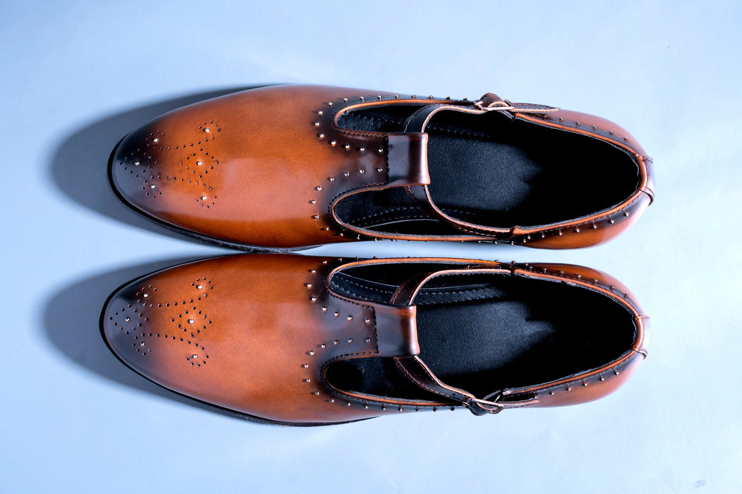 Trendy Fashion Suede Brown PESHAWARI Monk Strap Slip ons For Men-JonasParamount