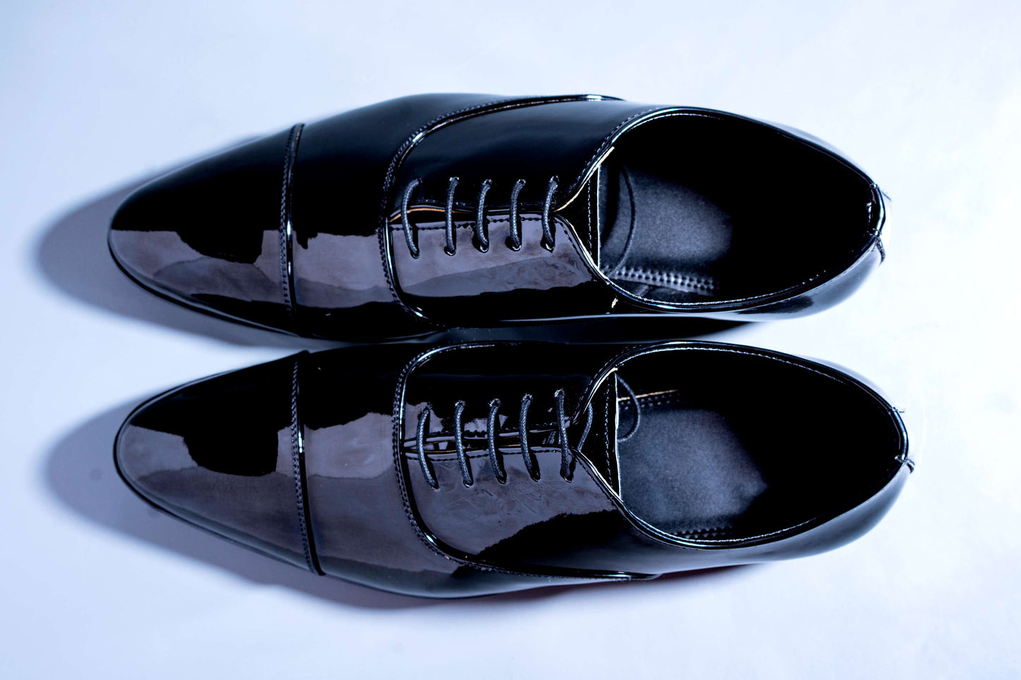 Shiny Black Men's Wear Pattern Premium Design Quality Oxford Formal Shoes-JonasParamount