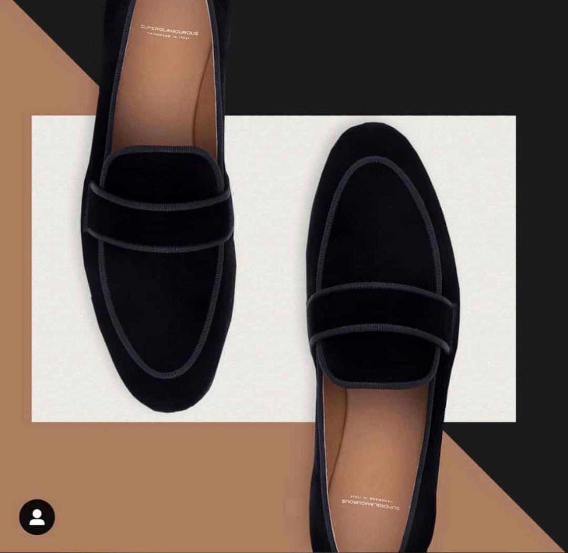 Basic Pattern Classic Suede Leather Handmade Wooden Sole Full Black Slip On For Men-JonasParamount