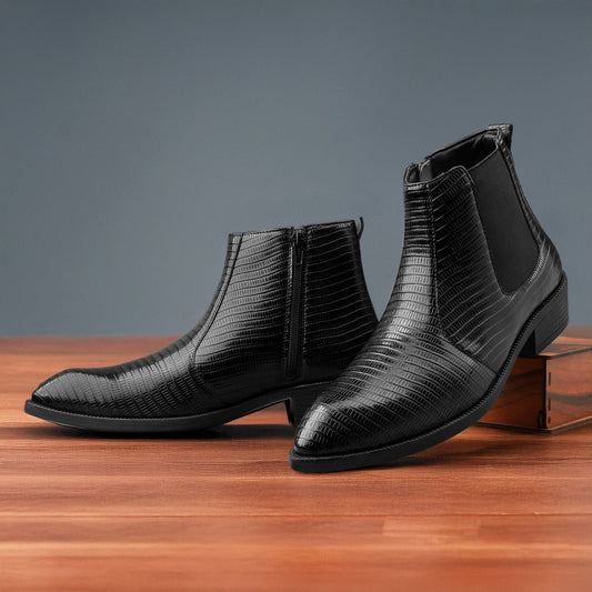JonasParamount Black Classic Chelsea Boots