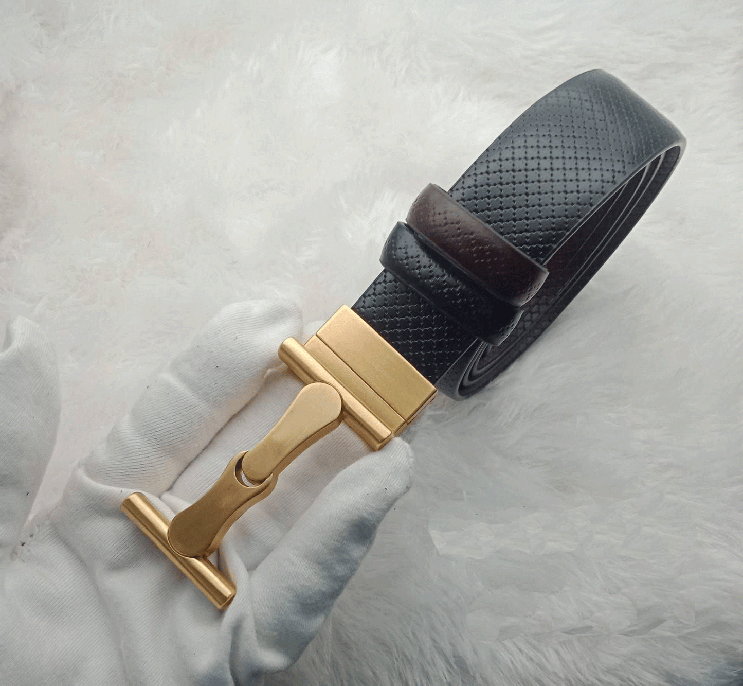 New Arrival H Letter Reversible Strap Belt For Men's-JonasParamount