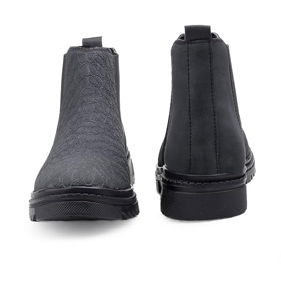 JonasParamount Black Men’s Suede Chelsea Boots