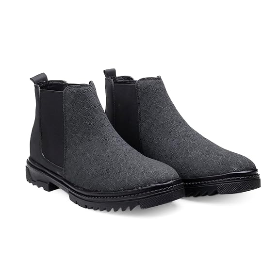 JonasParamount Black Men’s Suede Chelsea Boots