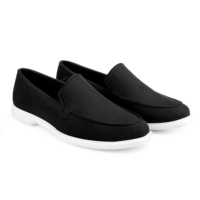 Suede Material Casual Loafer, Moccasin and Slip-On Shoes -JonasParamount