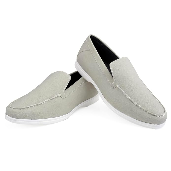 Suede Material Casual Loafer, Moccasin Shoes - JonasParamount