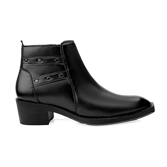 JonasParamount Men’s Strap Detail Ankle Boots