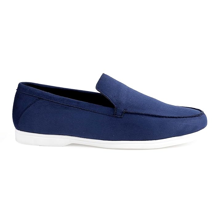 Suede Material Casual Loafer, Moccasin Shoes - JonasParamount