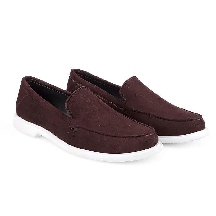 Suede Material Casual Loafer, Moccasin and Slip-On Shoes -JonasParamount