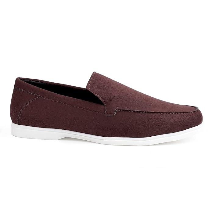 Suede Material Casual Loafer, Moccasin Shoes - JonasParamount