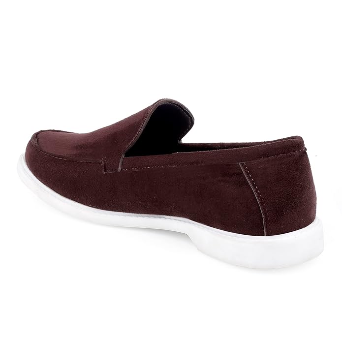 Suede Material Casual Loafer, Moccasin and Slip-On Shoes -JonasParamount