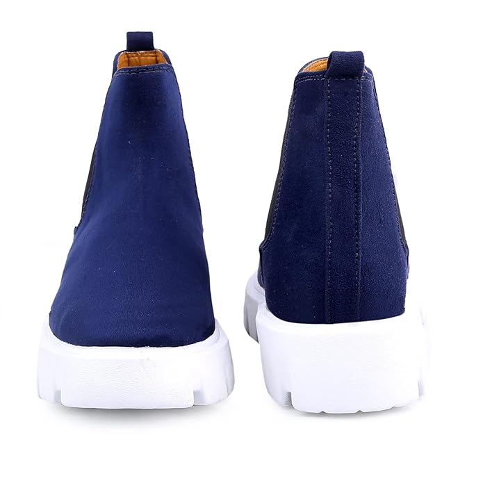 Suede Material Casual Chelsea Slip-On Boot For Men-JonasParamount