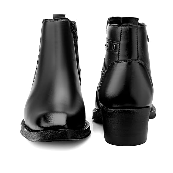 JonasParamount Men’s Strap Detail Ankle Boots