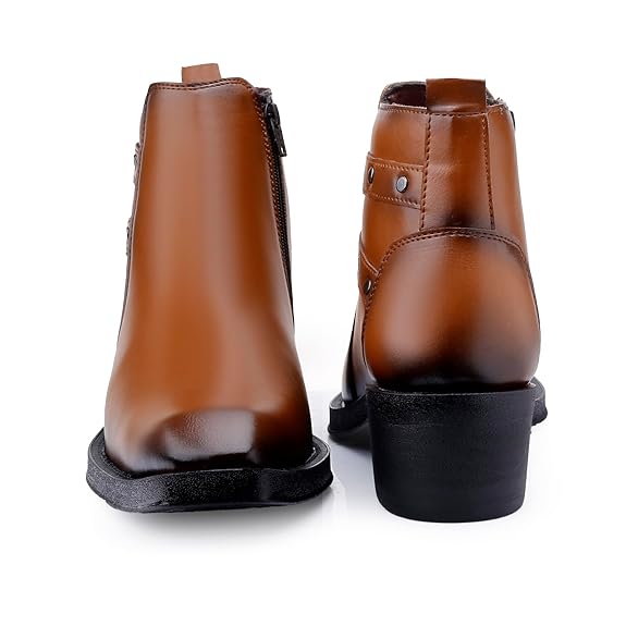 JonasParamount Men’s Strap Detail Ankle Boots