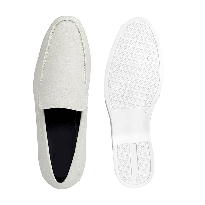 Suede Material Casual Loafer, Moccasin Shoes - JonasParamount