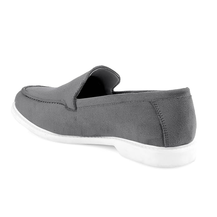 Suede Material Casual Loafer, Moccasin and Slip-On Shoes -JonasParamount