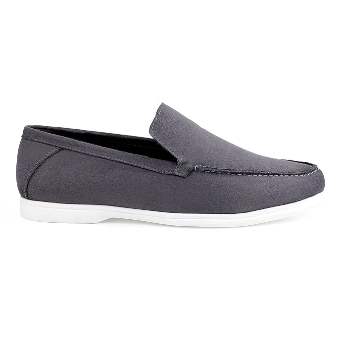 Suede Material Casual Loafer, Moccasin Shoes - JonasParamount