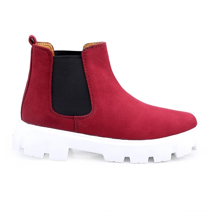 Suede Material Casual Chelsea Slip-On Boot For Men-JonasParamount