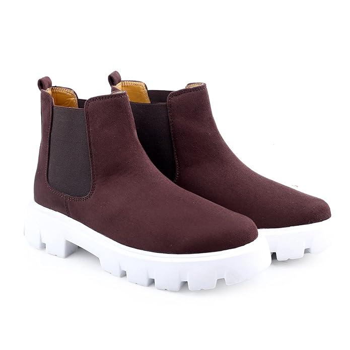 Suede Material Casual Chelsea Slip-On Boot For Men-JonasParamount
