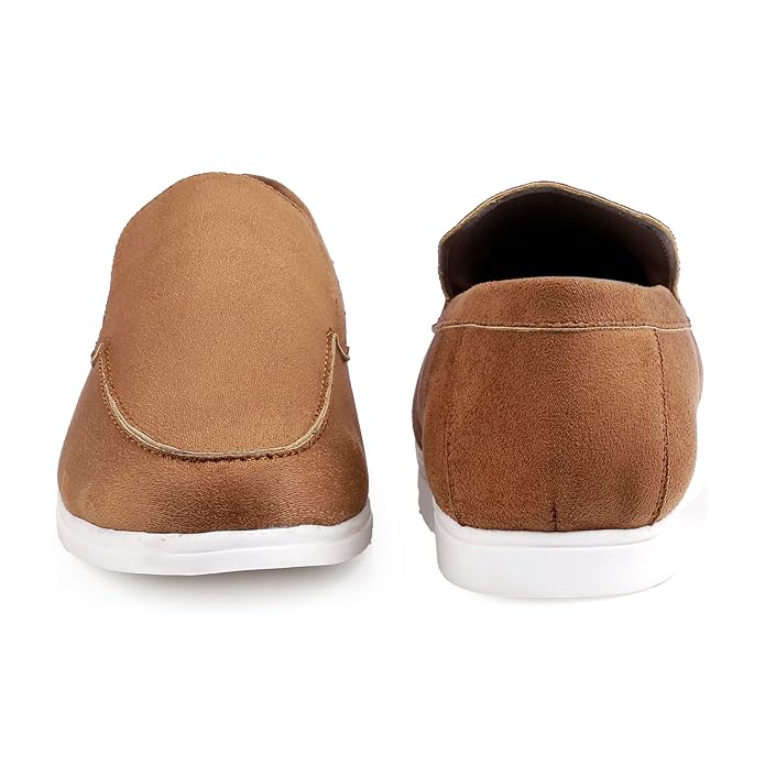 Suede Material Casual Loafer, Moccasin Shoes - JonasParamount