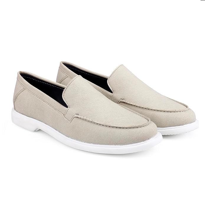 Suede Material Casual Loafer, Moccasin and Slip-On Shoes -JonasParamount