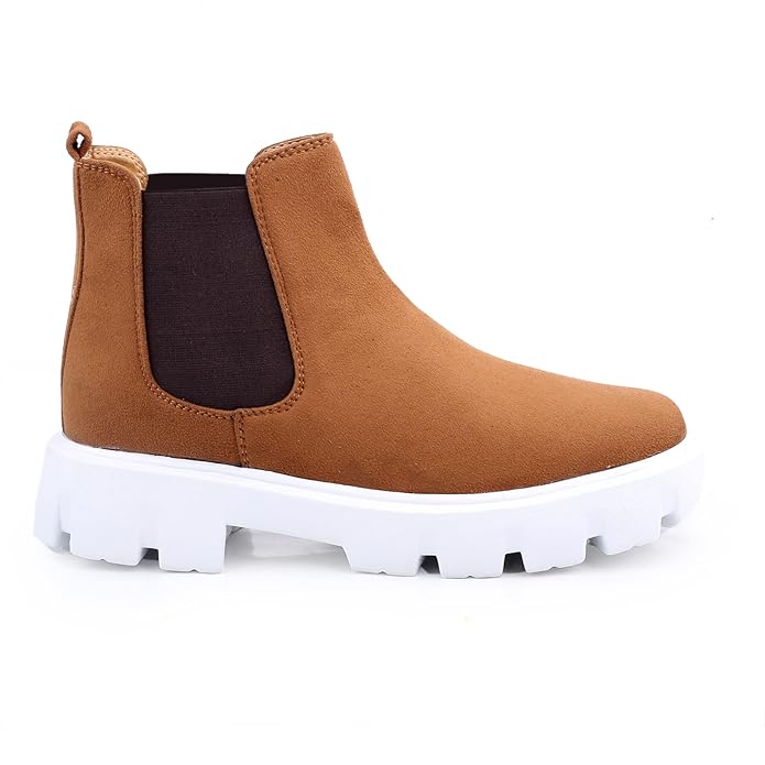Suede Material Casual Chelsea Slip-On Boot For Men-JonasParamount
