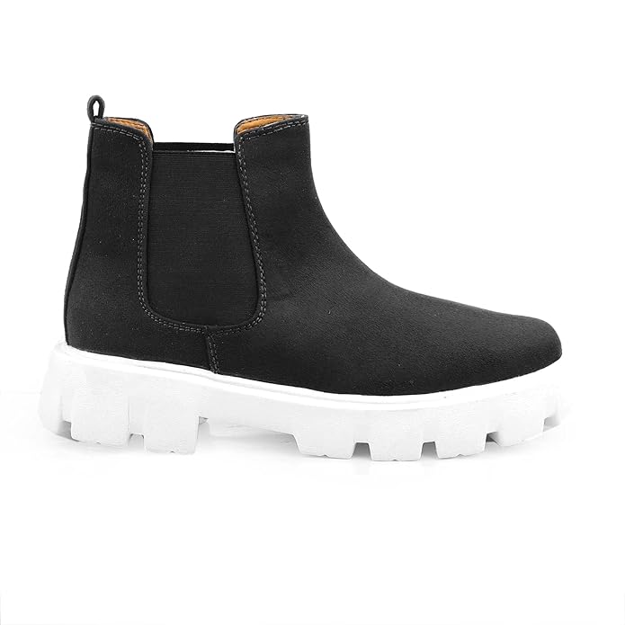 Suede Material Casual Chelsea Slip-On Boot For Men-JonasParamount