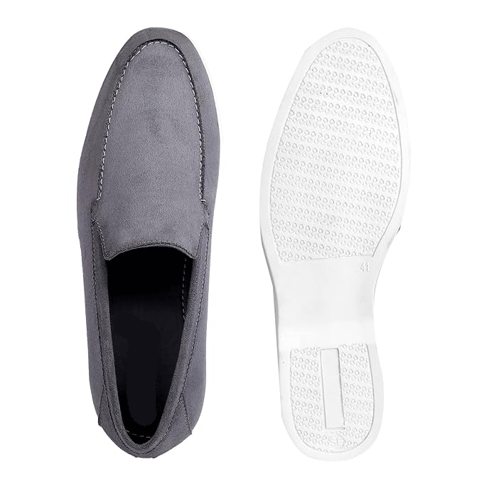 Suede Material Casual Loafer, Moccasin Shoes - JonasParamount