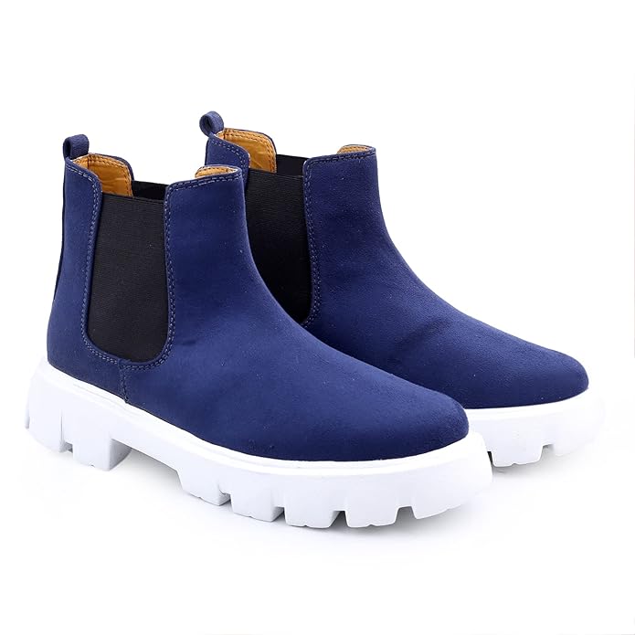 Suede Material Casual Chelsea Slip-On Boot For Men-JonasParamount