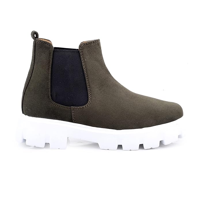 Suede Material Casual Chelsea Slip-On Boot For Men-JonasParamount