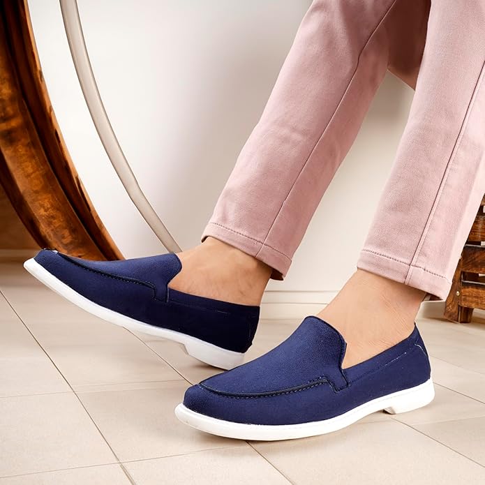 Suede Material Casual Loafer, Moccasin and Slip-On Shoes -JonasParamount