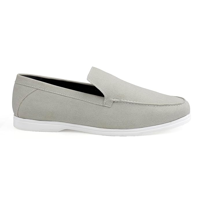 Suede Material Casual Loafer, Moccasin Shoes - JonasParamount