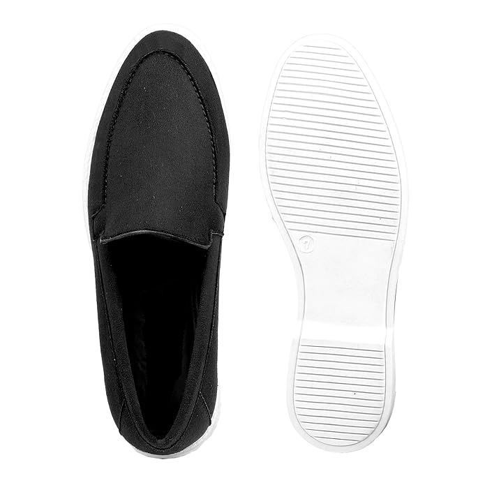 Suede Material Casual Loafer, Moccasin and Slip-On Shoes -JonasParamount