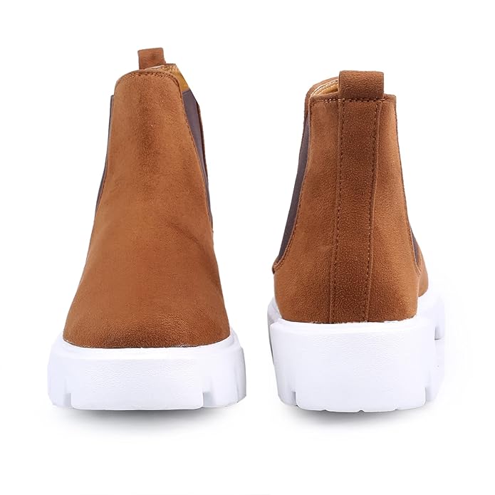 Suede Material Casual Chelsea Slip-On Boot For Men-JonasParamount