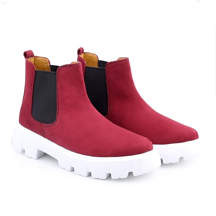 Suede Material Casual Chelsea Slip-On Boot For Men-JonasParamount
