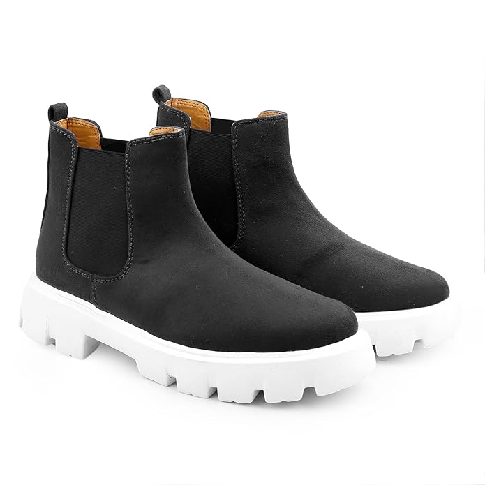 Suede Material Casual Chelsea Slip-On Boot For Men-JonasParamount