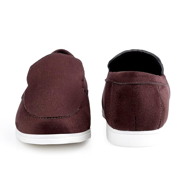 Suede Material Casual Loafer, Moccasin Shoes - JonasParamount