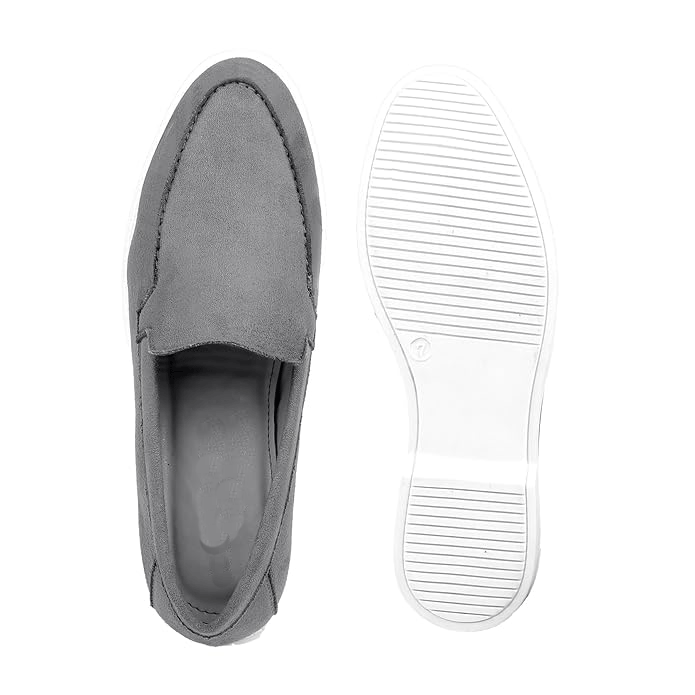 Suede Material Casual Loafer, Moccasin and Slip-On Shoes -JonasParamount