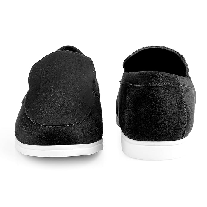 Suede Material Casual Loafer, Moccasin Shoes - JonasParamount