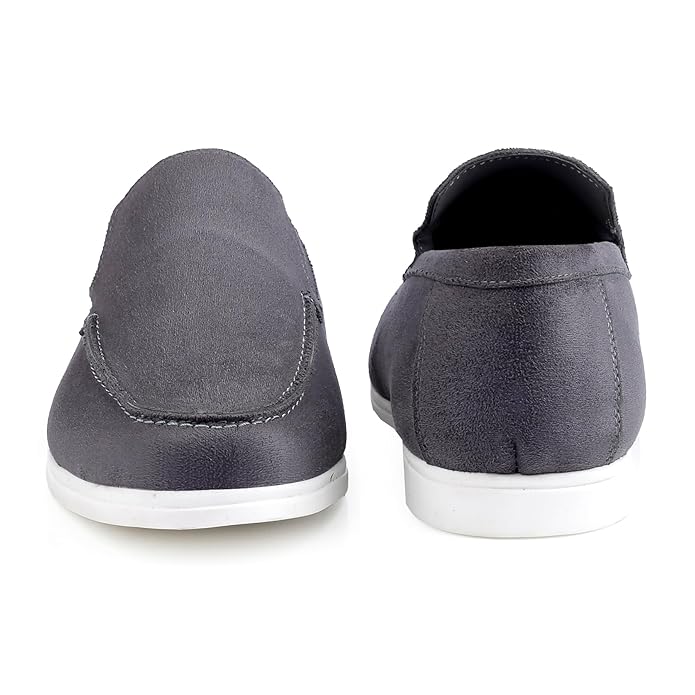 Suede Material Casual Loafer, Moccasin Shoes - JonasParamount